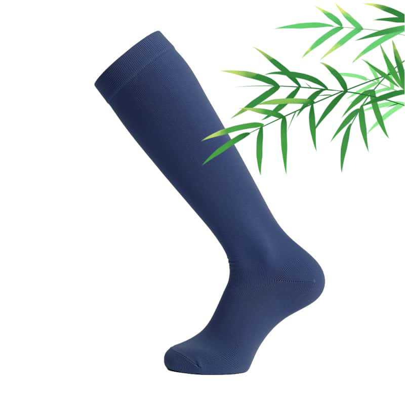 Medias de Compresión con Punta Abierta de Fibra de Bambú y Nailon, Absorción de Sudor, para Deporte y Descanso image 17