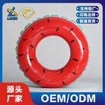 厂家定制加厚腋下圈充气男女游泳圈儿童充气西瓜泳圈水果泳圈装备