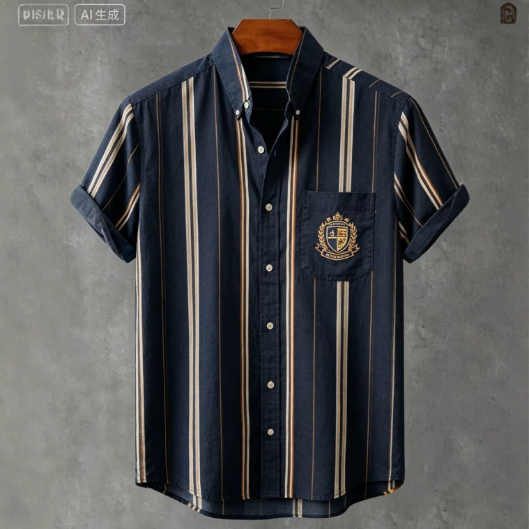 Amazon Temu Tk Trendy Fashion Shirt Striped Print Top Summer Oversized Men's Casual Clothing Amazon Temu Tk Trendy Fashion Shirt Striped Print Top Summer Oversized Men's Casual Clothing