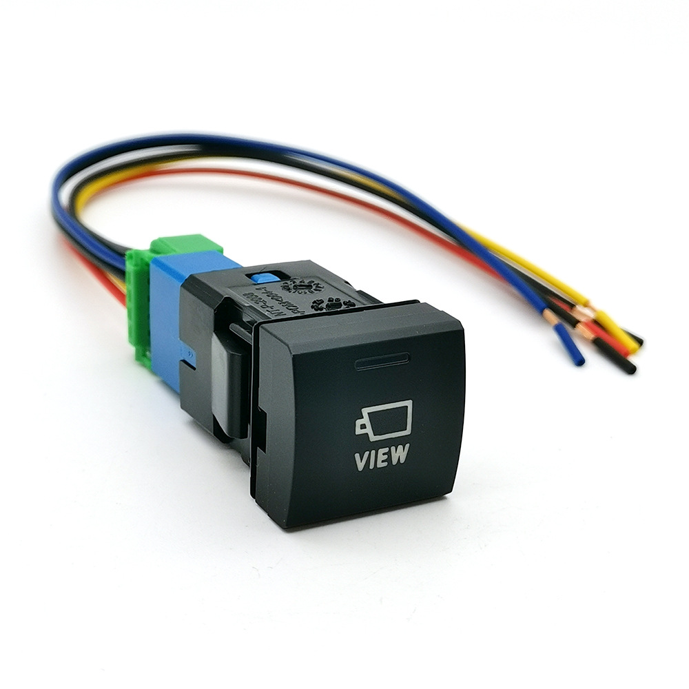 Suitable for Toyota Camry Corolla Car Led Radar Power Switch Fog Light Switch Button with Tail Cable