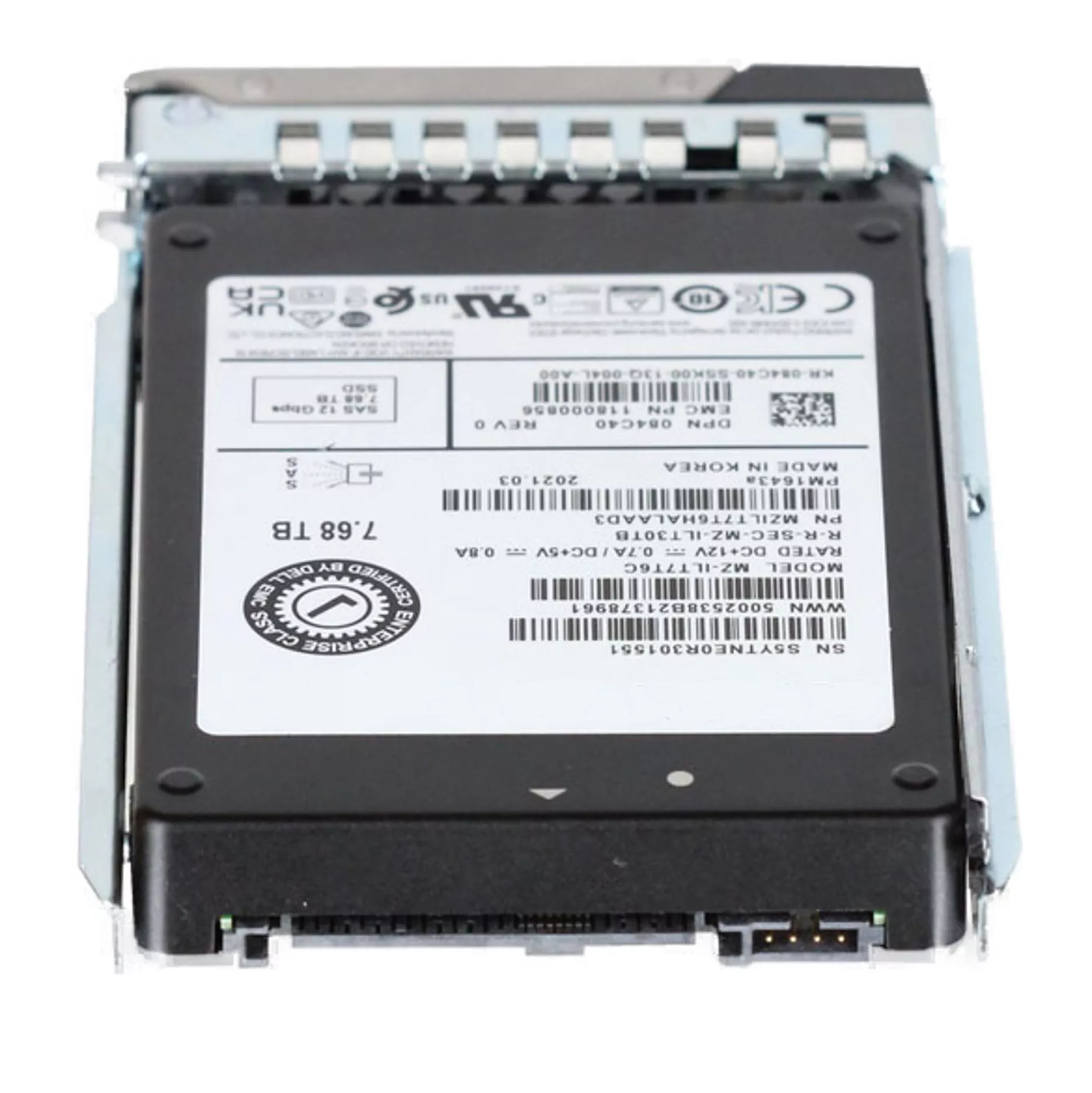 T9Hm1 Original New Dexx 7.68Tb Sas 12Gbps Read Intensive Server Solid State Drive