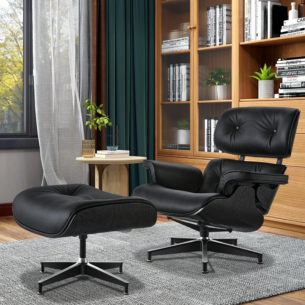 TY311 海外仓代发伊姆斯椅躺椅真皮北欧美式简约现代伊姆斯休闲椅