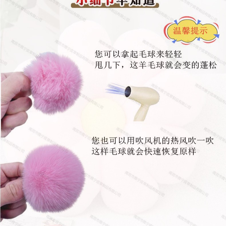 Venta directa de fábrica, bolas de piel sintética de conejo de 4 cm, coloridas, hechas a mano, accesorios de bricolaje para ropa, decoración de zapatos y sombreros, pequeños adornos de bolas de felpa.