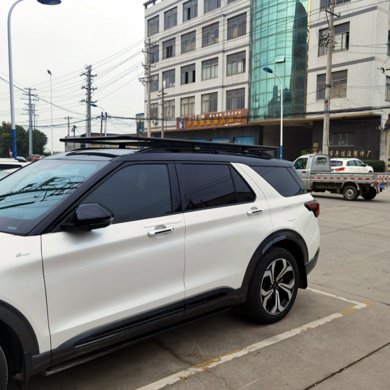 The Roof Luggage Rack for the Explorer Is Designed to Expand the Travel Capabilities of the Vehicle