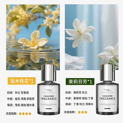 Dropshipping Tarot Silver Meizu, Car Perfume Aromatherapy - meizu-2-bottles-osmanthus-jasmine