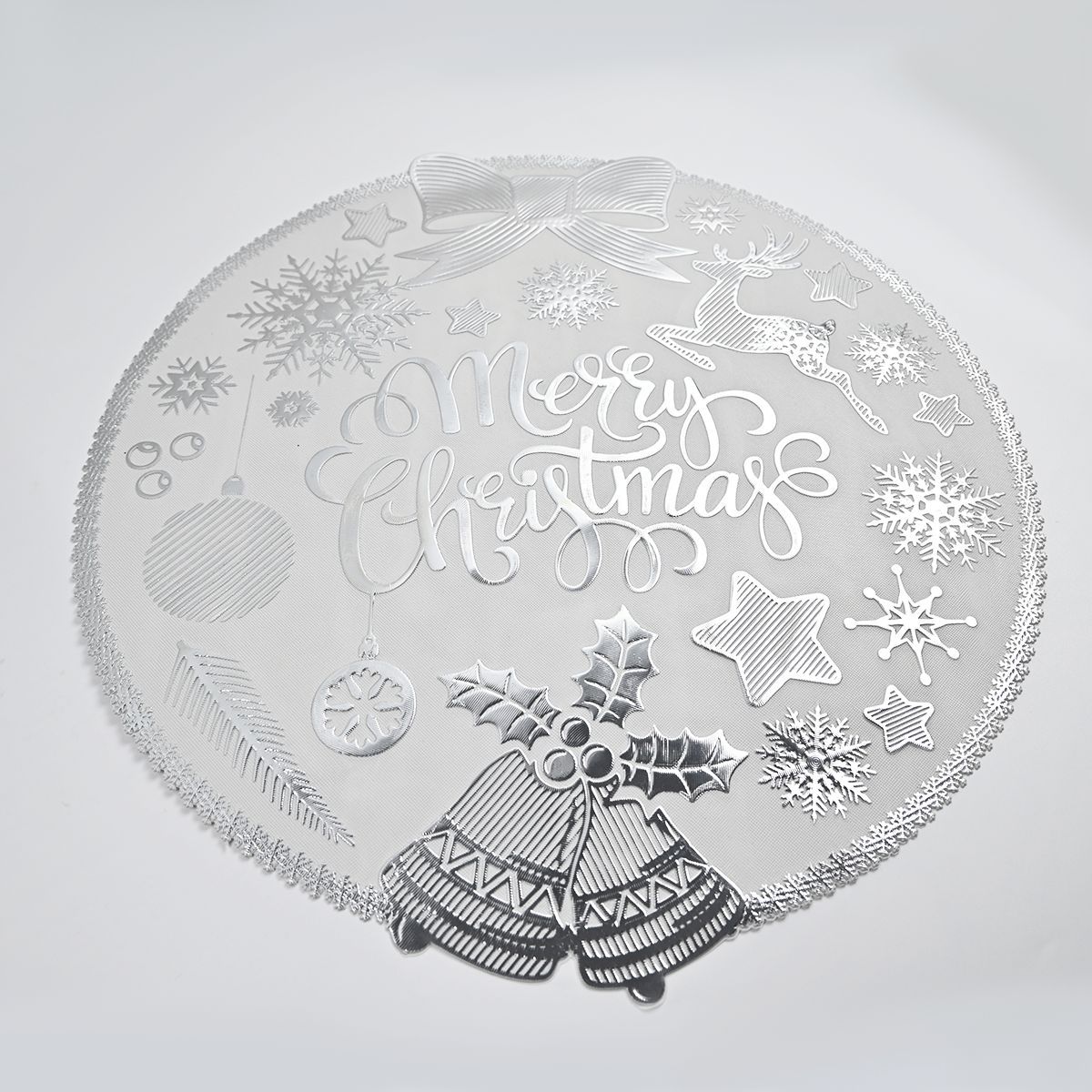 Navidad calabaza estampado almohadilla aislamiento almohadilla de comedor aceite impermeable PVC Halloween almohadilla de comedor occidental sólido