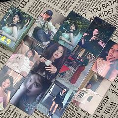 Zhao Lusi Laser High-Precision Small Card 55 Pictures Peripheral Instant Camera Flash Card Rounded Corner High Definition Three-Inch Self-Print LOMO Card