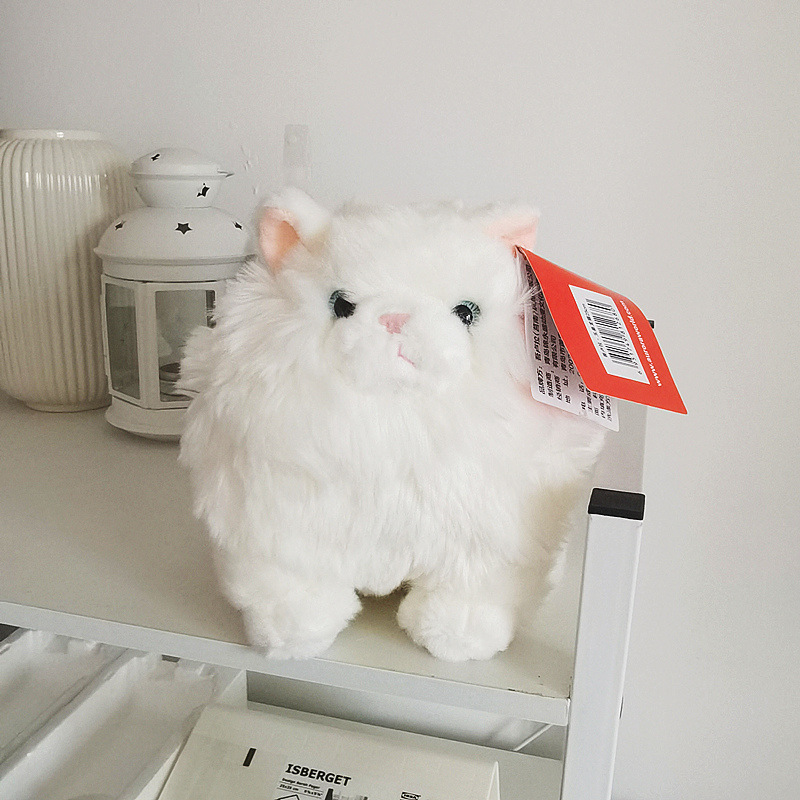 Mulula gato muñeca de peluche de juguete de simulación gato niños Ragdoll muñeca almohada para dormir regalo al por mayor