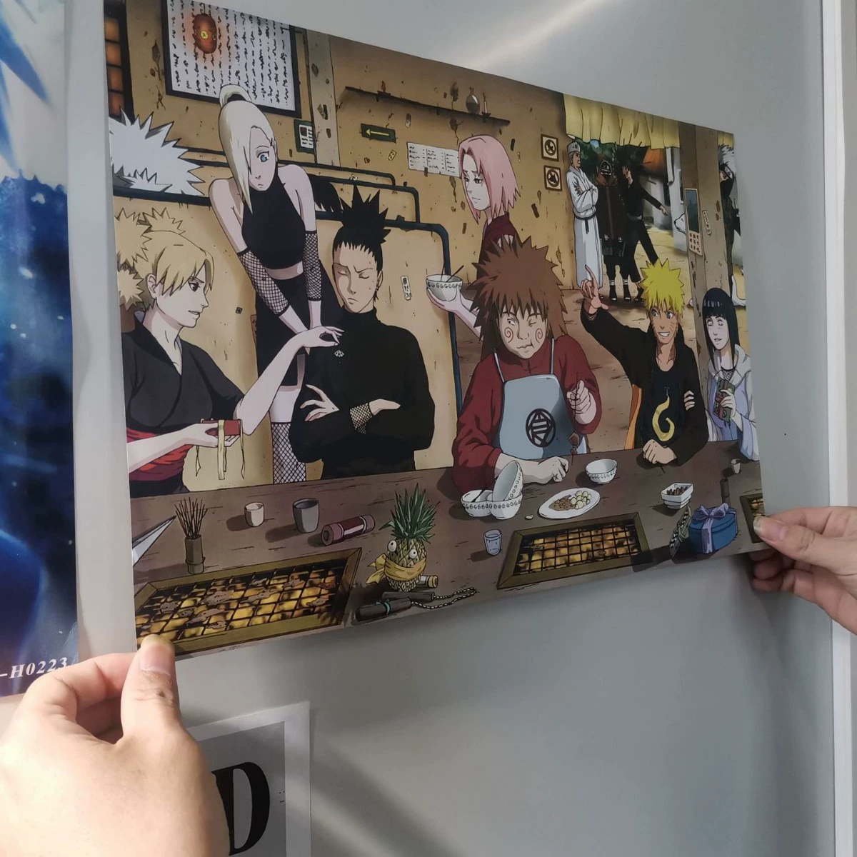Плакат аниме Jojo's Wonderful Adventure вокруг пустого бара Чэн Таро Ёсииро Ёсия Ёсиё две -мерный общежитие наклейка на стену
