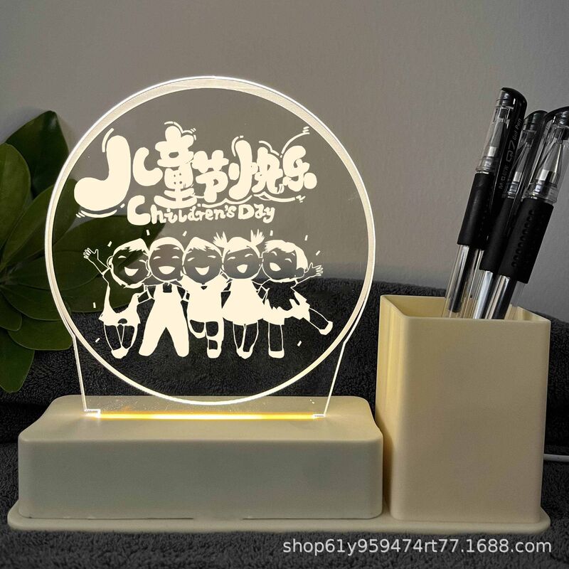 Source manufacturers pen holder creative pen holder night light reward student gifts Children's Day Teacher's Day graduation season gifts Source manufacturers pen holder creative pen holder night light reward student gifts Children's Day Teacher's Day graduation season gifts