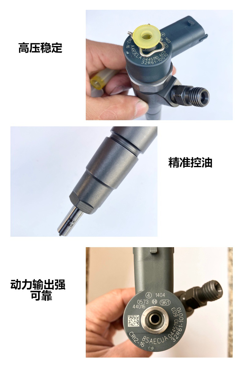 Common rail injector 0445110603 diesel fuel injection nozzle engine fuel injection parts in stock