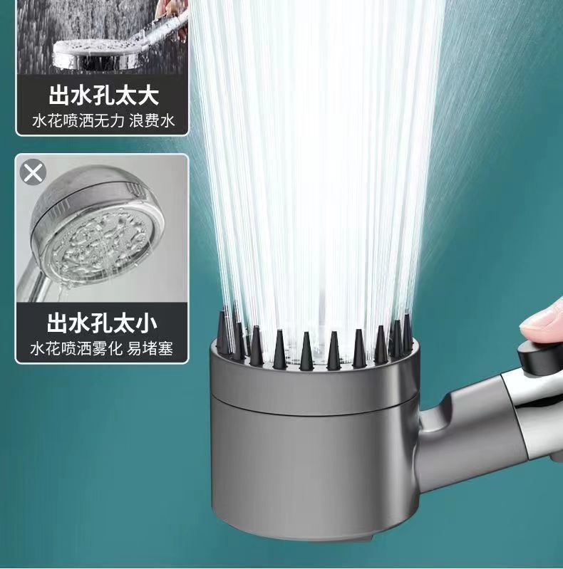 Pressurized shower head, shower filter, massage, bath, shower head, meat grinder, factory direct sales on AliExpress undefined