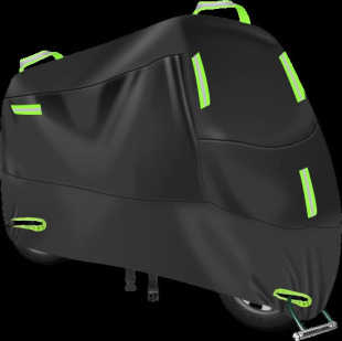 Cross-Border Motorcycle Sun Protection Car Cover Polyester Double Handle Design Portable Car Cover Outdoor Rainproof and Dustproof Sunshade Car Cover