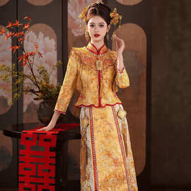 小个子出阁服新中式婚服秀禾服2026新款新娘重工高奢结婚中式嫁衣