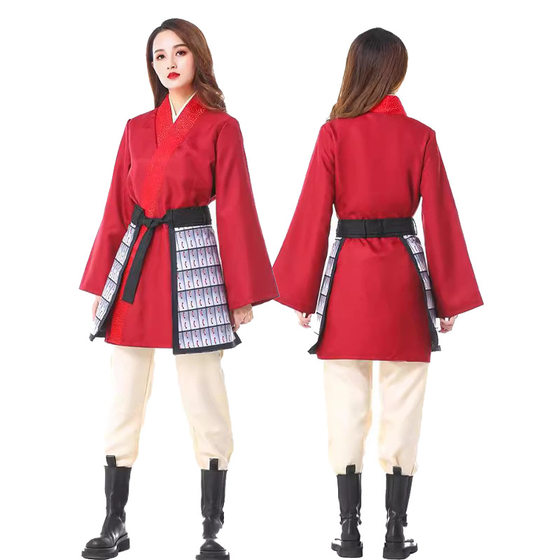 Halloween Costume Hua Mulan COS Live Movie Adult Children Hua Mulan Liu Yifei Same Hanfu