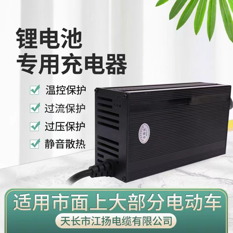电动车三元锂电池充电器磷酸铁锂60V5A8A10A15A20A图片仅供参考