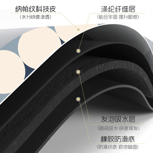 Kitchen absorbent soft mat macaron countertop drain mat soft diatom mud mat dining table no-wash insulated place mat