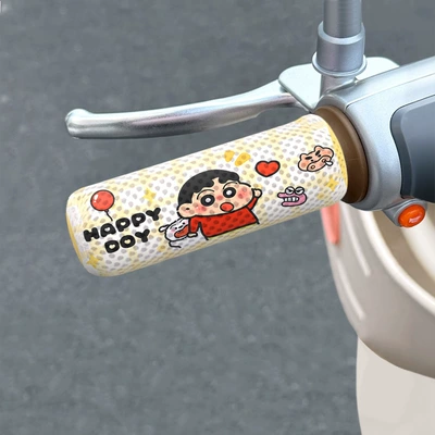 Motorcycle Handle Cover three-wheeled motorcycle hand guards, sweat-absorbing - a-pair-of-items-balloon-shin-chan
