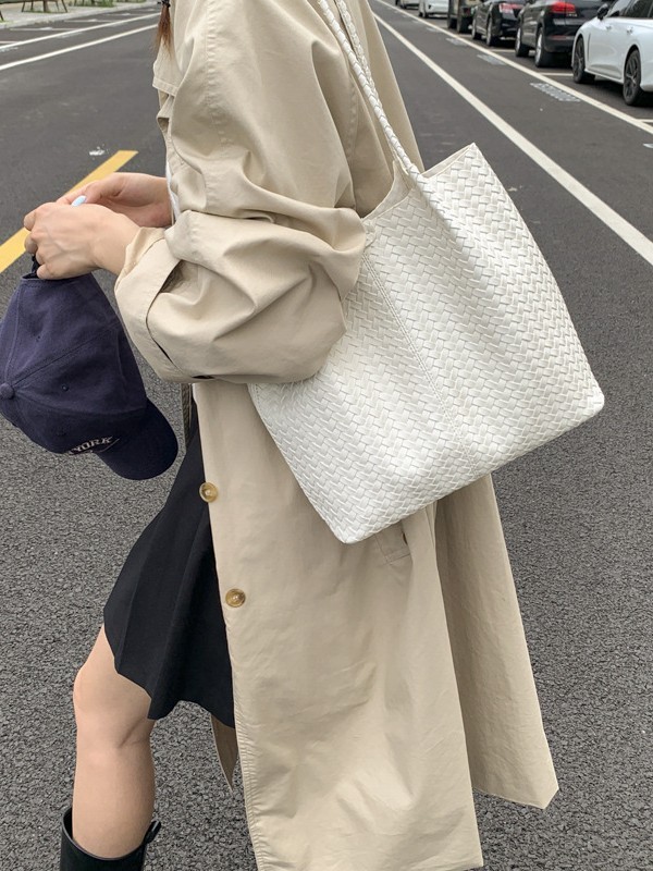 复古磨砂腋下包包女2025新款单肩包休闲高级质感大容量通勤托特包|undefined
