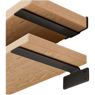 American style DIY simple metal floating wall wall shelf partition bracket storage rack
