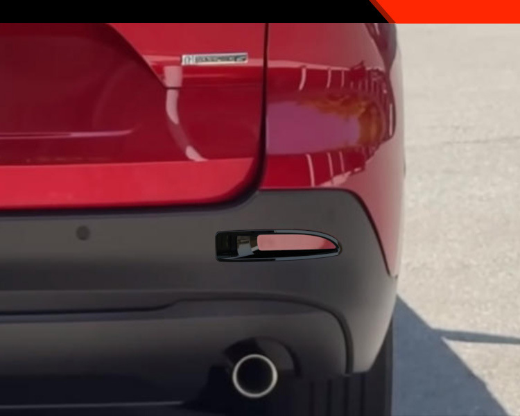 Suitable for Mazda 26 Models Cx-5 Modified Rear Bumper Fog Light Decorative Frame Abs Car Exterior Accessories