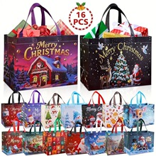 K 52948 Heat Press Printed Christmas Non-Woven Bag ӡ��ʥ��