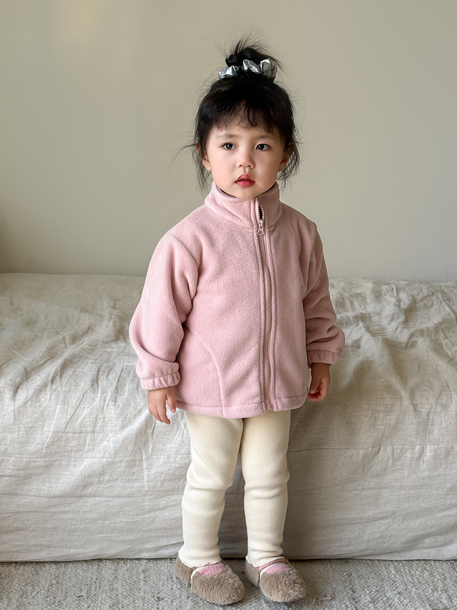 Sugar Pear ropa infantil niñas vestir abrigo de invierno 2024 nuevo estilo de niños coreano algodón sandwiched abrigo de ropa de bebé