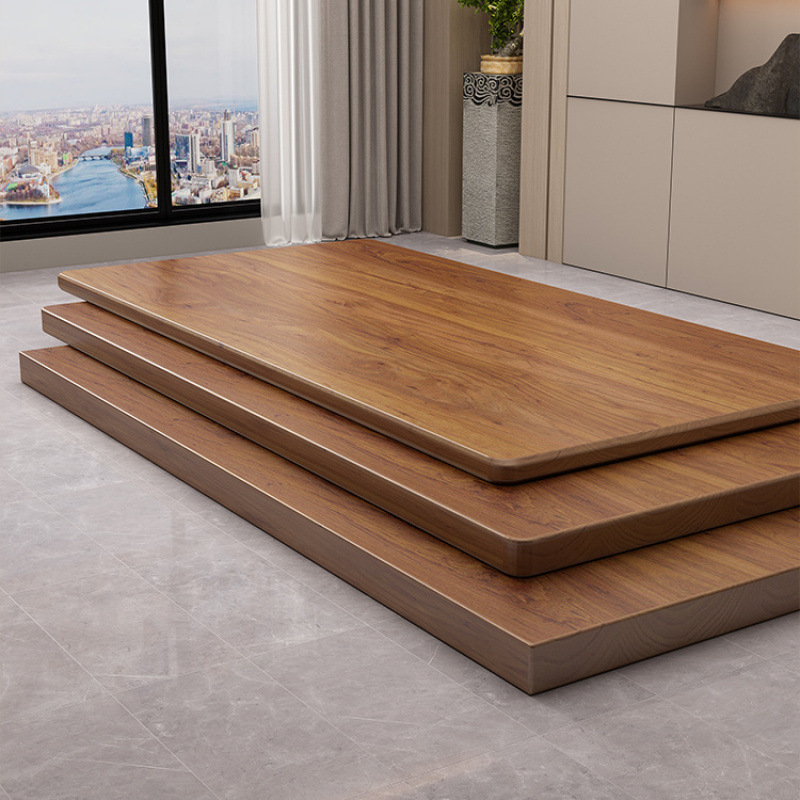 Pine Solid Wood Board Desktop Board Bar Board Dining Table Office Computer Table Bay Window Table Board Solid Wood Cross-Border E-Commerce