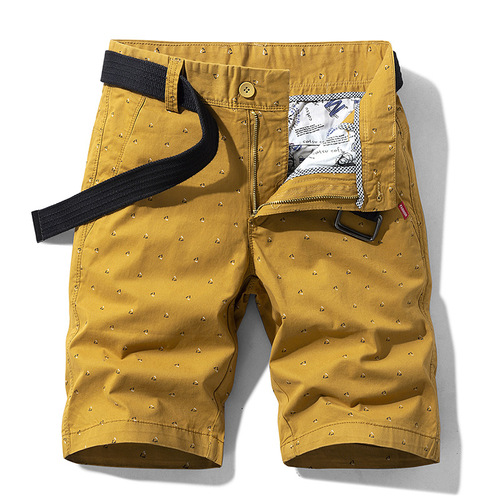 Men's Summer Designer Trend Brand Fashion Elastic Work Shorts Exclusive M5011