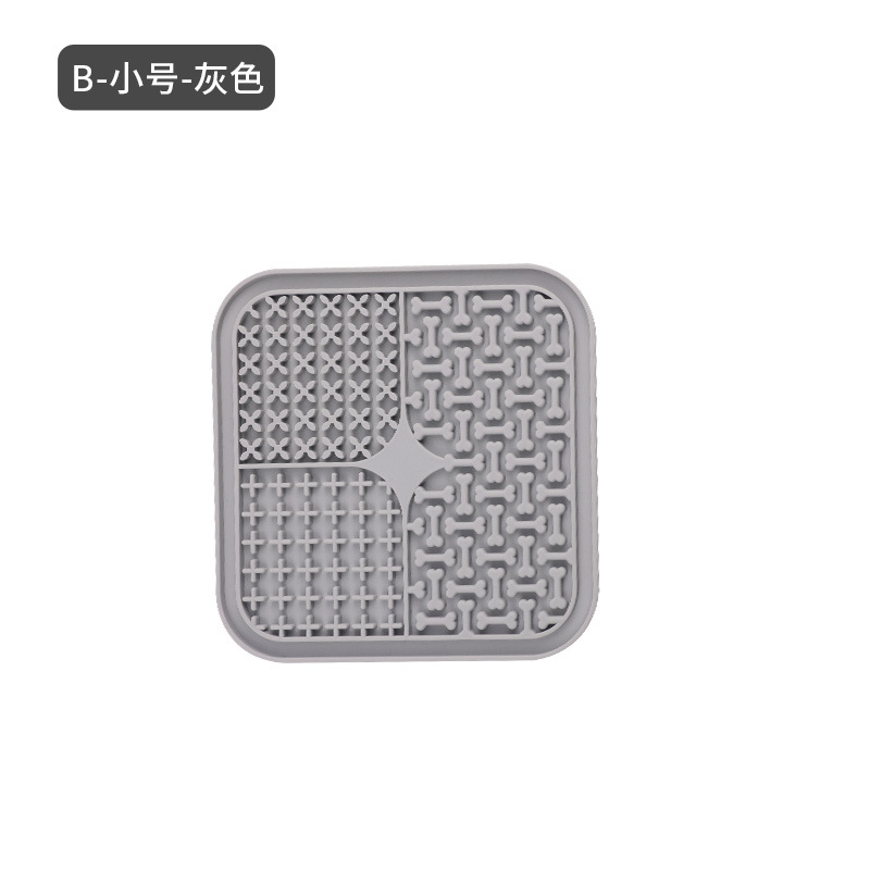 Amazon caliente de grado alimenticio almohadilla de lamida de mascota succión almohadilla de mascota para perros varias formas de almohadilla de mascota para perros