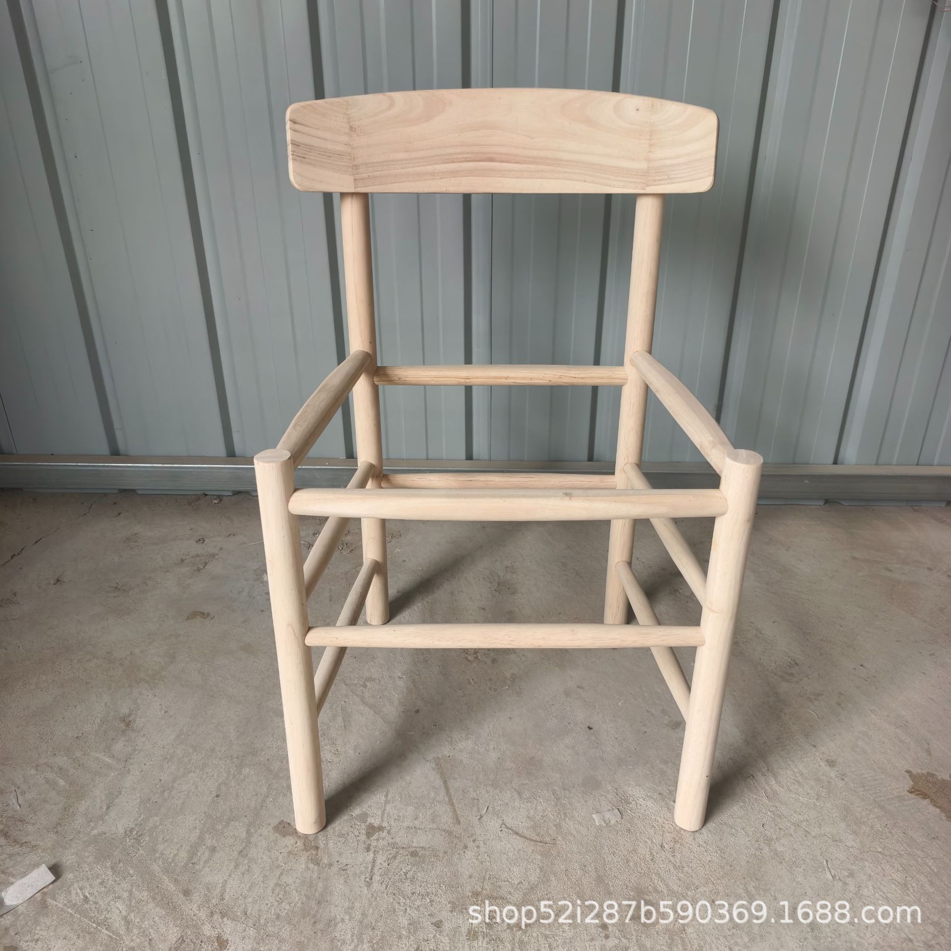 餐椅小户型餐厅靠背椅日式实木休闲北欧简约复古绳编椅子实木椅子