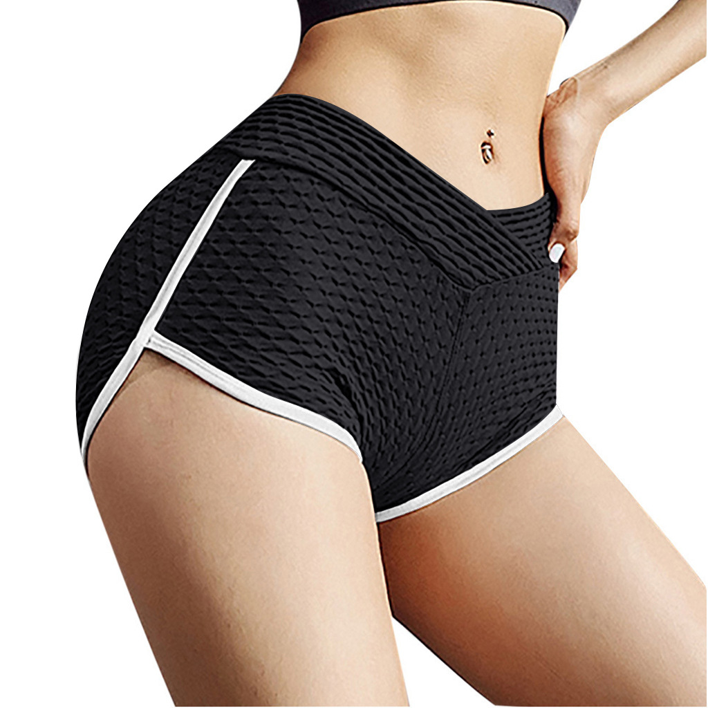 Women's High-Waisted Workout Shorts | Tummy Control Fitness Shorts | Yoga Running Athletic Shorts_voghion.com