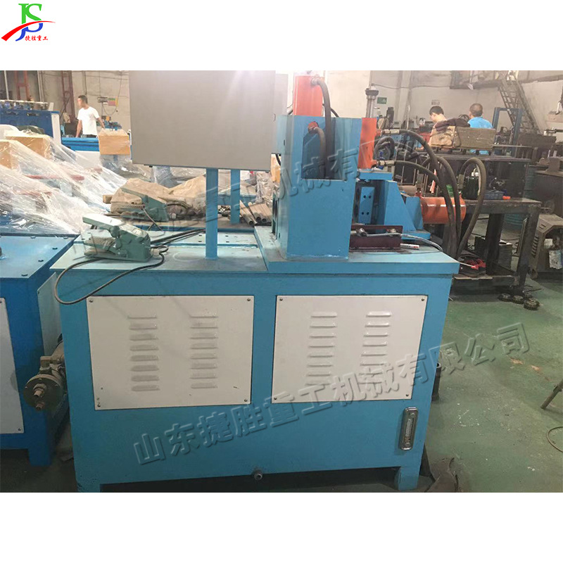 acero inoxidable metal prensa equipo de borde máquina de procesamiento de tubería de acero hidráulica máquina de reducción de diámetro de tubería de refuerzo de acero