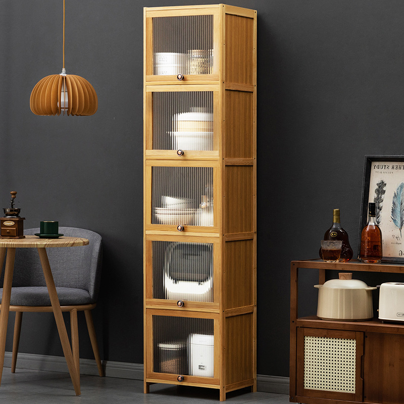 Household Kitchen Sideboard Cabinet Cabinet Side Cabinet Tea Cabinet Living Room Wall Storage Cabinet Multifunctional Tea Side Cabinet Cupboard