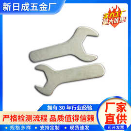 镀锌一次性简易单头开口扳手铁皮开口扳手14*70*2冲压单口呆头扳