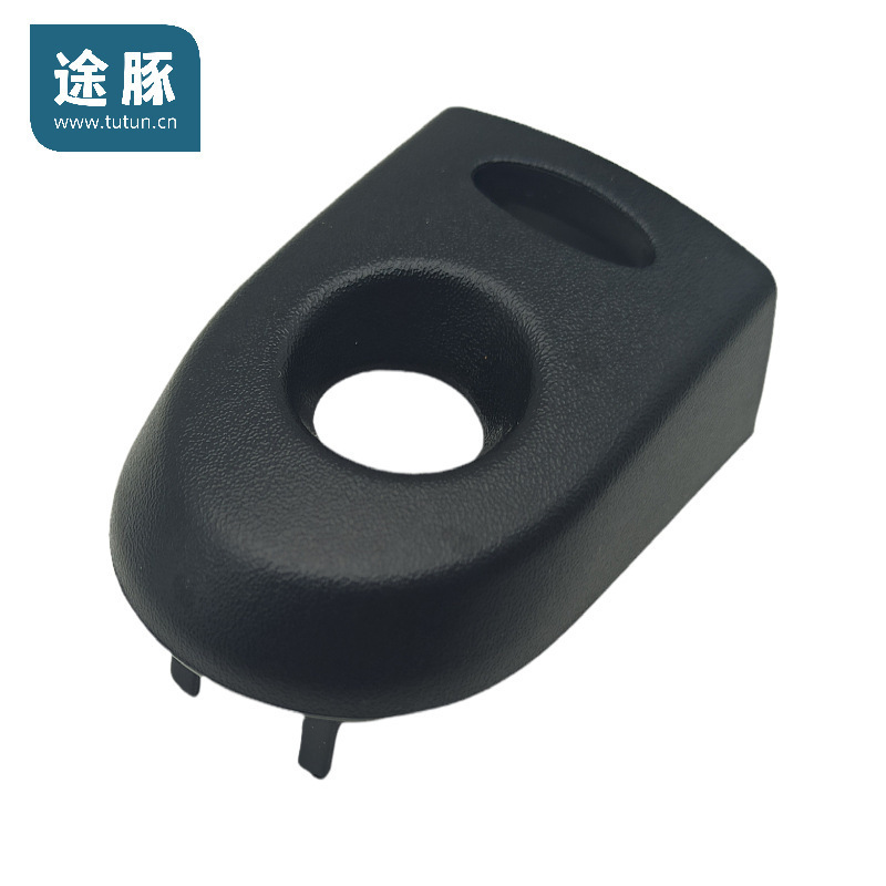 Suitable for Nissan Livi Junyi Left Front Door Outer Handle Lock Core Hole Button Decorative Cover Black Frosted Surface