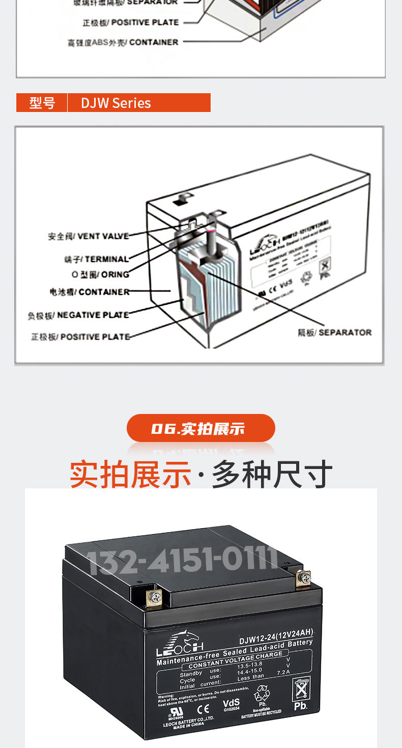 Leigh lead-acid battery DC screen EPSUPS