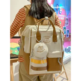 休闲背包;中大学生书包;小学书包