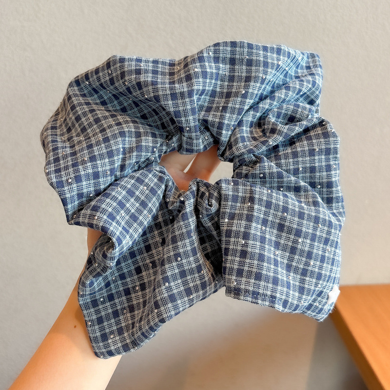 Coreano relajado viento intestino anillo de cabello feminino ligero de lujo nuevo cabello de alta calidad de alta elasticidad correa de goma duradera