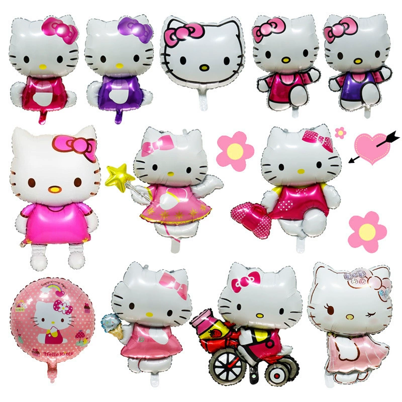 Hello Kitty, милый шарик для вечера, для бега, котёнок, подарок на день рождения