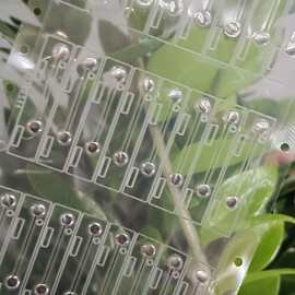 对讲机锅仔片4.5/5mm3个按键带贴纸，功能键,圆形弹片。 透明贴膜