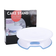 Amazon New Wholesale Baking Tool Turntable Decorating Stand with Non-slip Edge and Locking Cake Tool