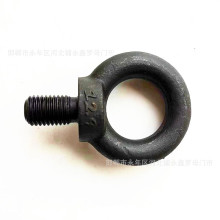 12.9级高强度吊环螺丝发黑起重模具M6M8M10M12M14载荷0.4/1/2/3吨