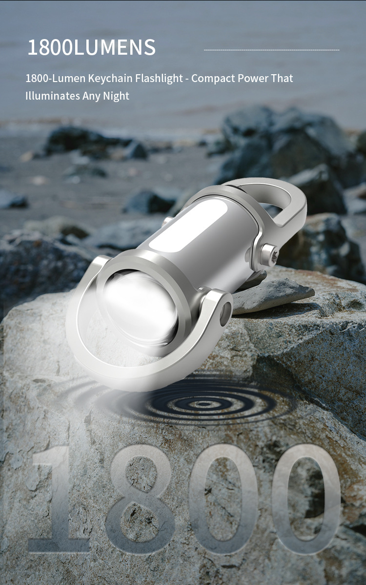 Waterproof Keychain Flashlight