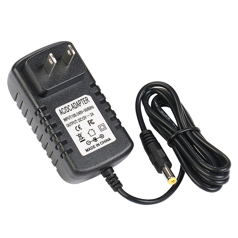 供应12V2A美规 ADSL猫 路由器 摄像机电源适配器