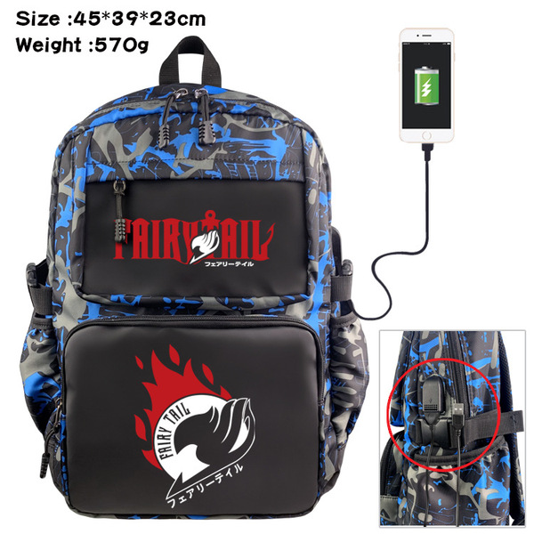 Cartoon camouflage fashionable universal trend waterproof backpack