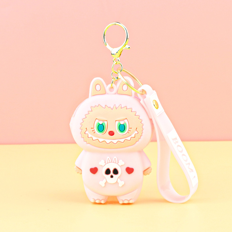 ラブブシリコンキーホルダー小銭入れミニバッグ可愛いイヤホンケース財布バッグペンダントアクセサリー|undefined