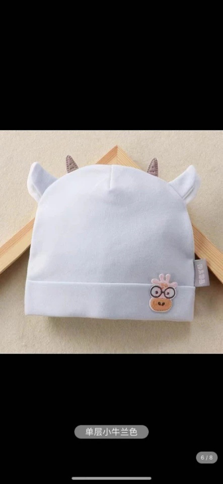 Gorro de Algodón Peinado para Bebé de 0-1 Año, Transpirable y Cómodo image 10