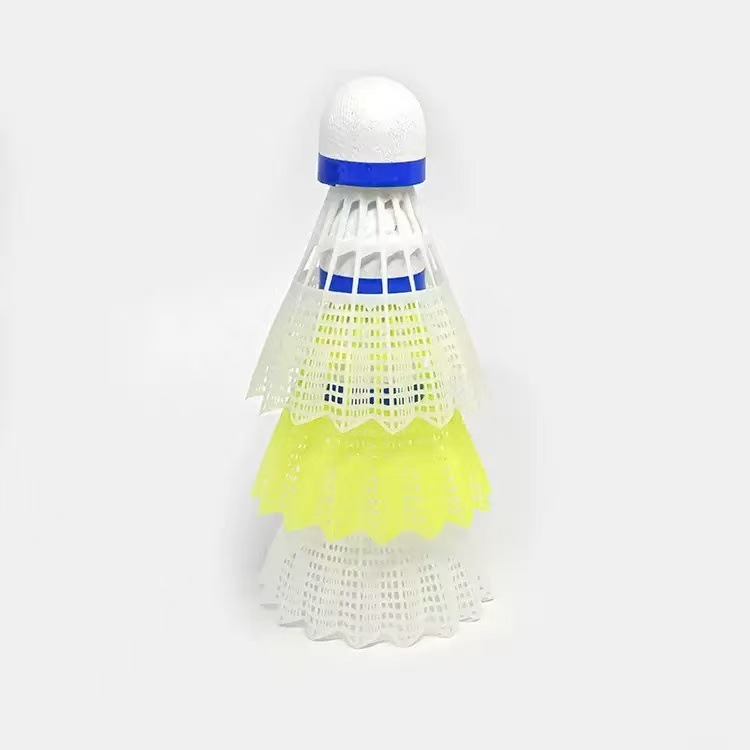 ナイロン耐バドミントン6個入り12個入りナイロンボールプラスチックボール学生室内外トレーニングバドミントン|undefined