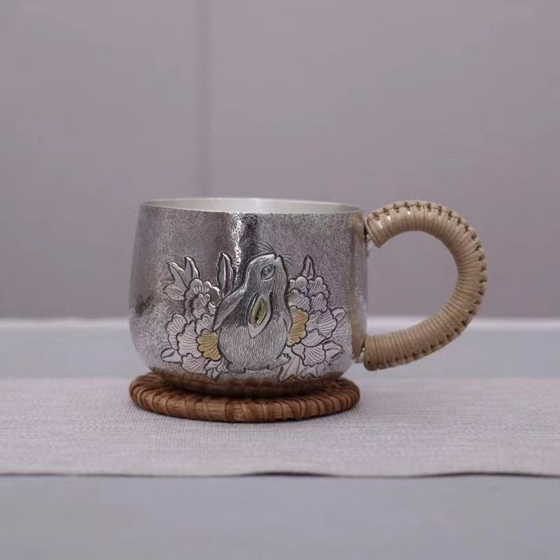 스몰 사이즈 옥 토끼 모란, 약 140g, 200 ml